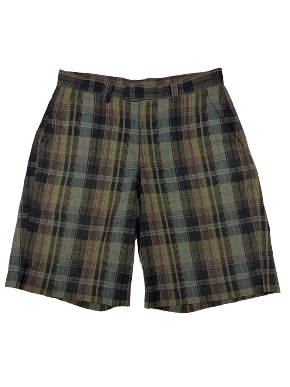 Patagonia Shorts Mens Size 30 Plaid Seersucker Organic Cotton Hiking Outdoor